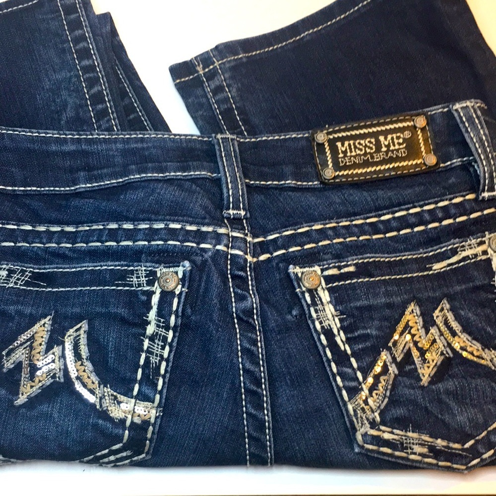 MISS ME• EASY BOOT DARK WASH • Size 27• - Picture 5 of 15